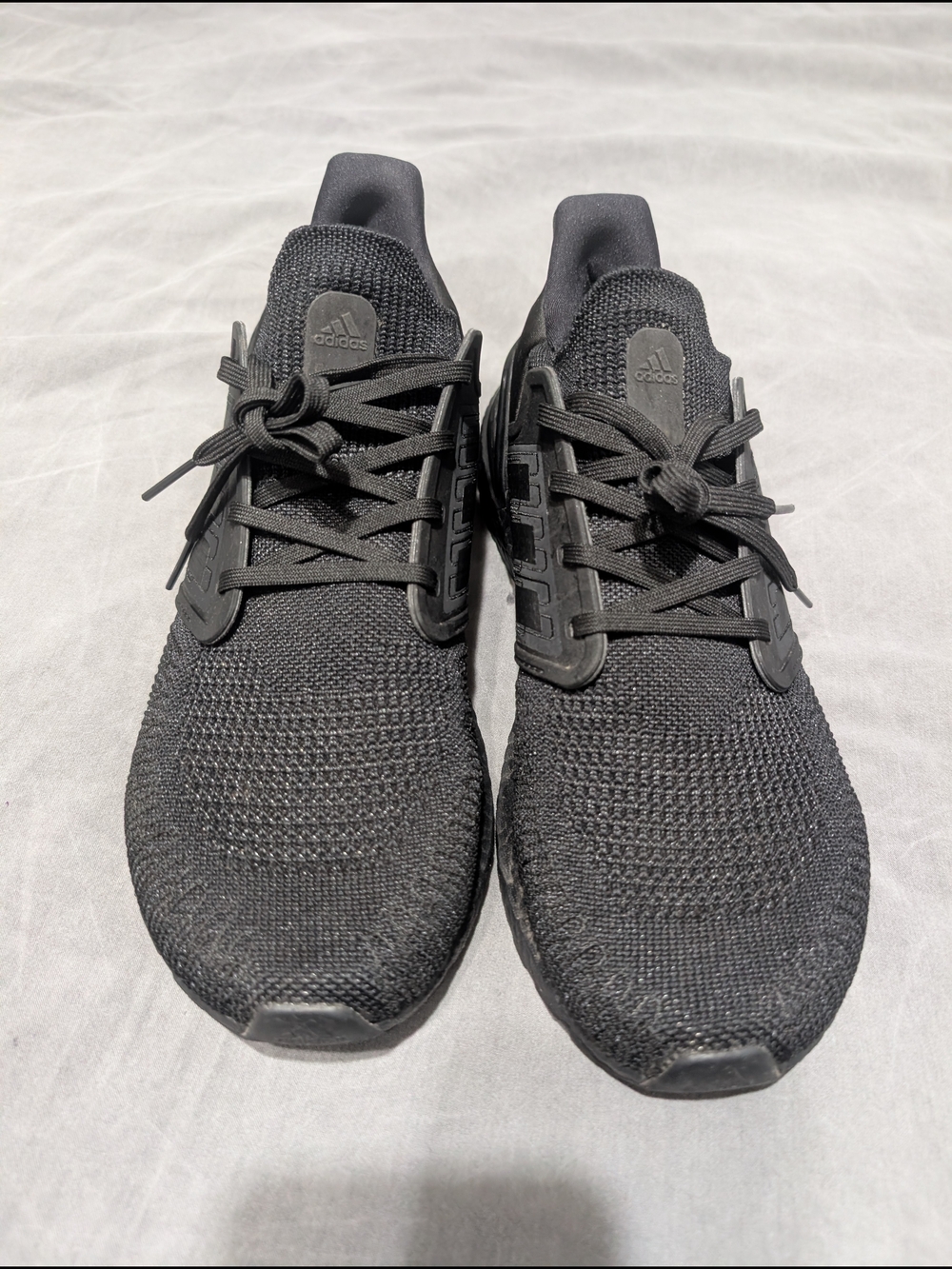adidas Black Knit Running Sneakers Ultraboost 20
